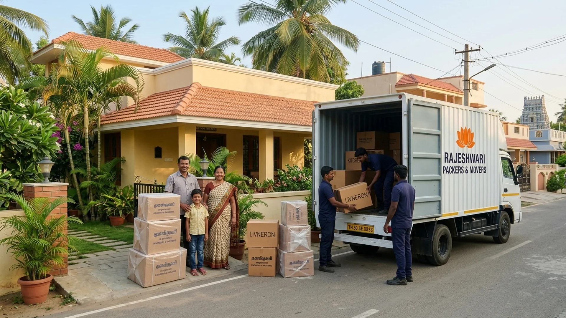 Packers and Movers in Salem - Rajeshwari Packers household relocation